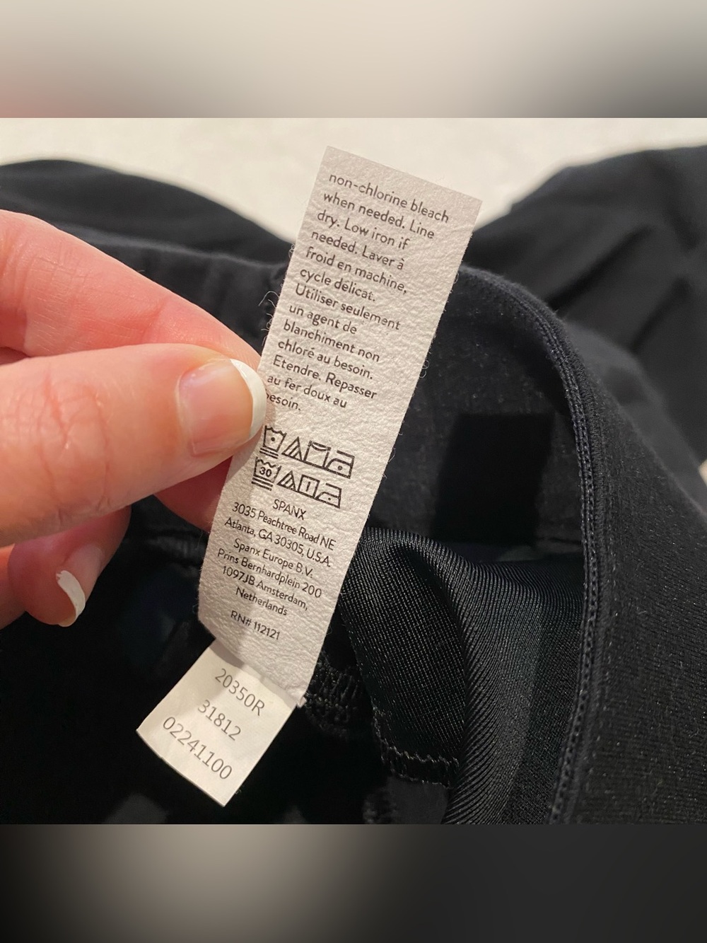 (M) Spanx Perfect Pant Joggers Black Medium Ponte Business Casual Pull-on - Picture 10 of 15